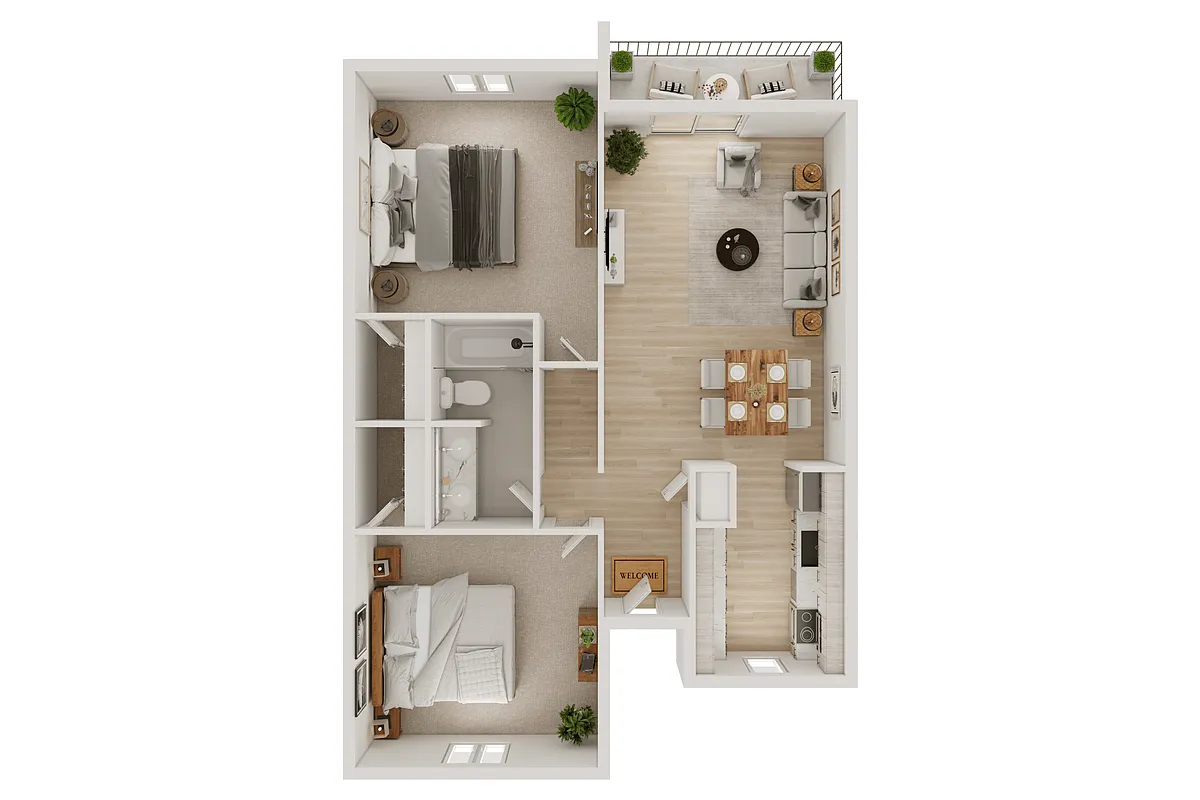 Floor plan B1