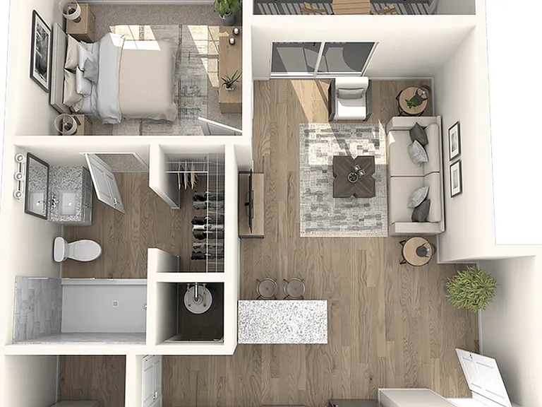 One Bedroom, One Bathroom One Bedroom, One Bathroom