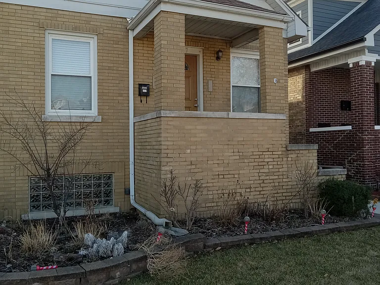 Front of apartment