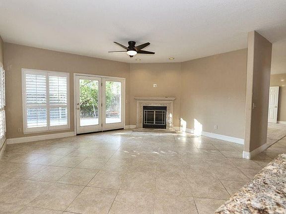 Large Family room open to the kitchen with french door to back patio