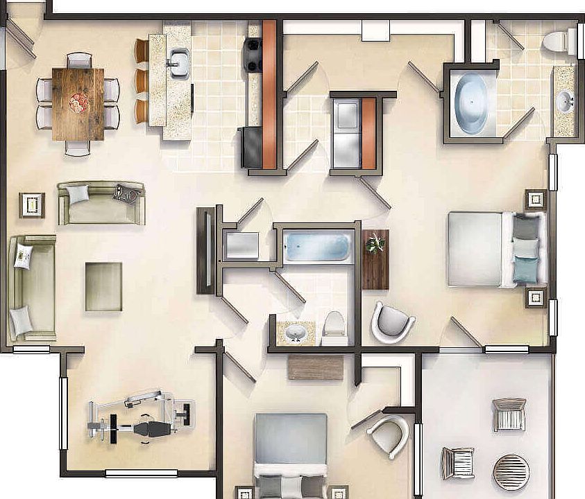 2nd image of 1351 S Dekalb St #729