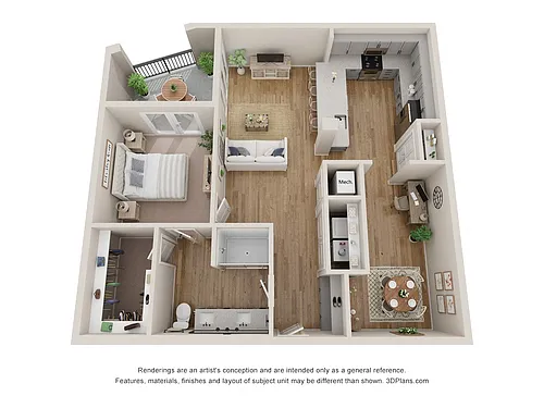 Floor plan A1E