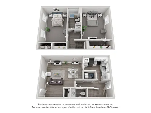 Floor plan 2 Bedroom TH