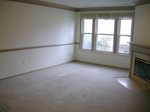 Living room with fireplace