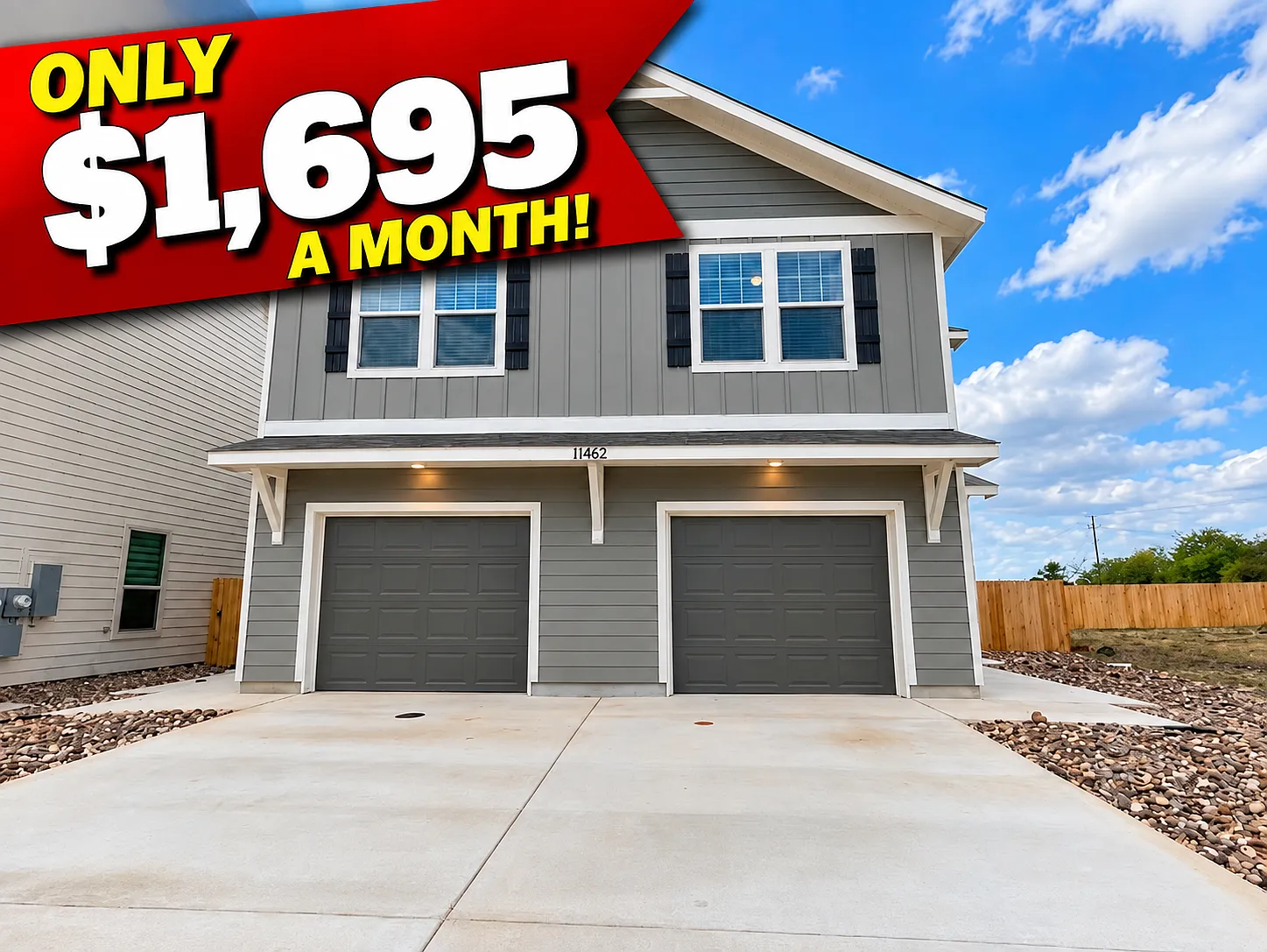 3 bed, 2.5 bath, 1263 sqft, $1,695 — Photo 1