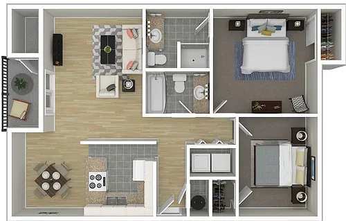 Floor plan Oak