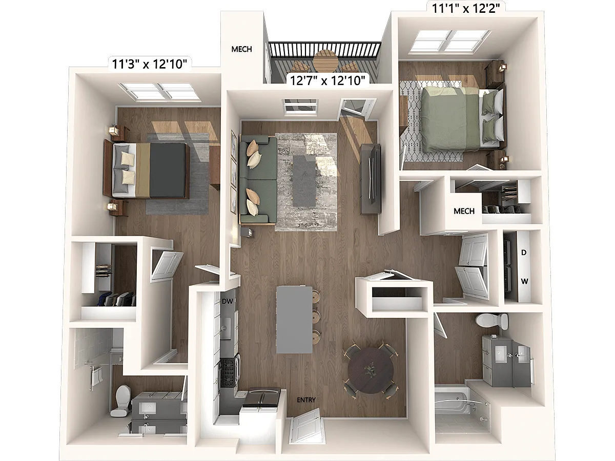 Floor plan BM13e-Upgrade