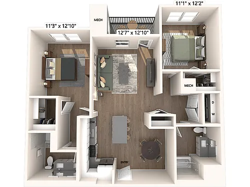 Floor plan BM13e-Upgrade