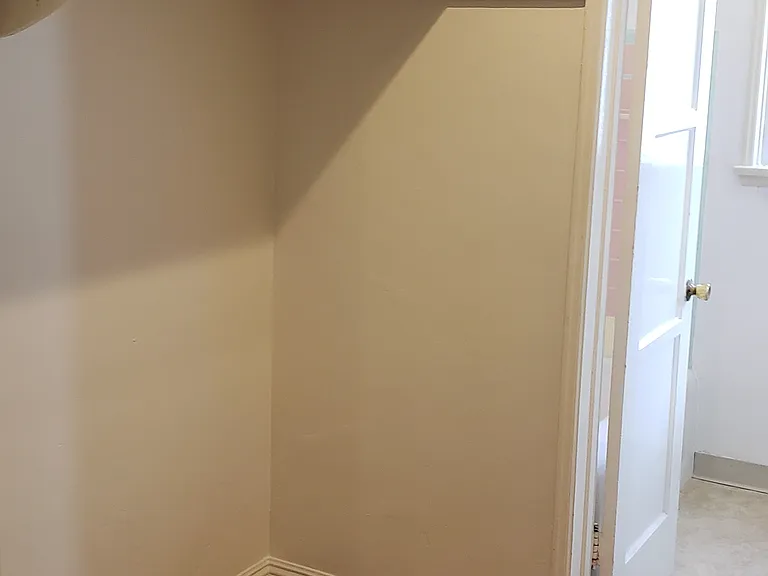 Large dressing room area