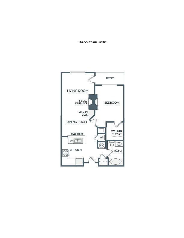 Floor plan Southern Pacific