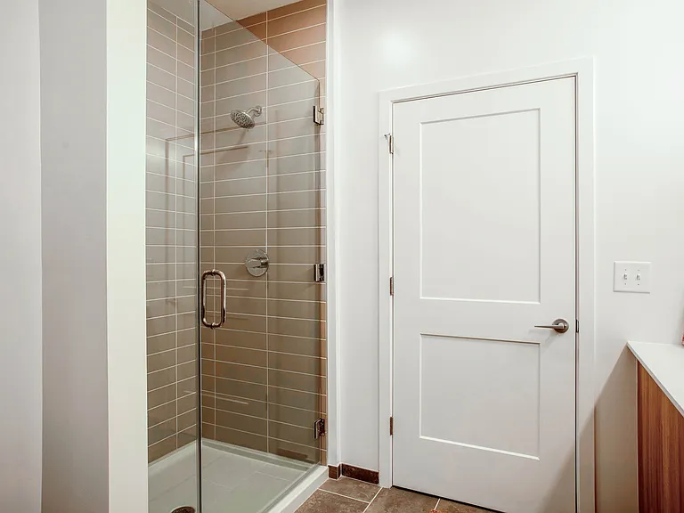 Step into a spa-inspired shower that blends clean design with everyday luxury.