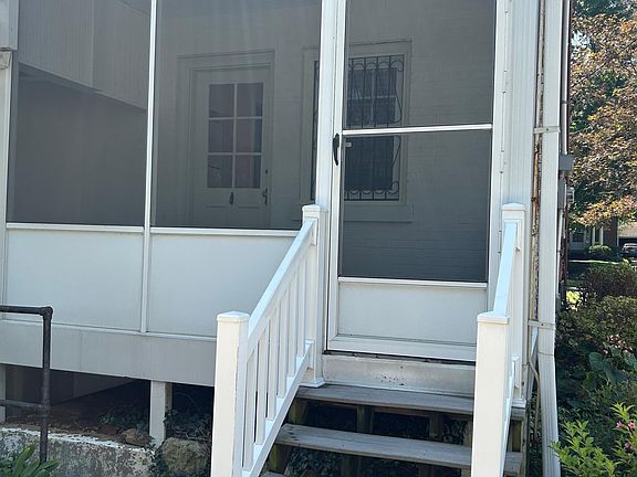 Screened in back porch