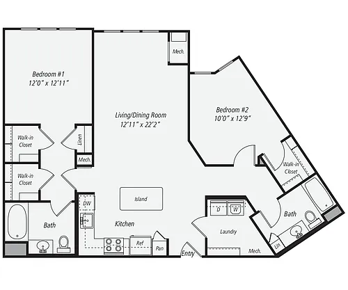 Floor plan B5-1238