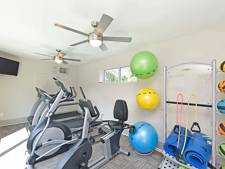 Stay active in this state-of-the-art fitness room, exclusively available to residents.