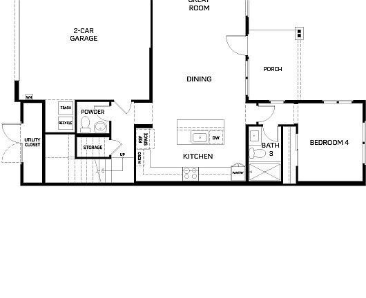 Residence 2x, 1st Level, Floor Plan