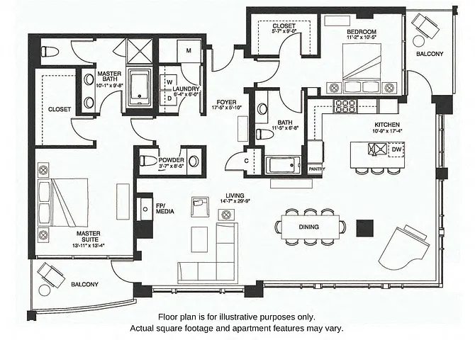Floor plan B20 South
