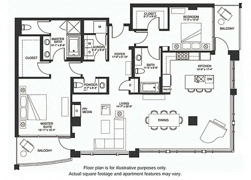 Floor plan B20 South