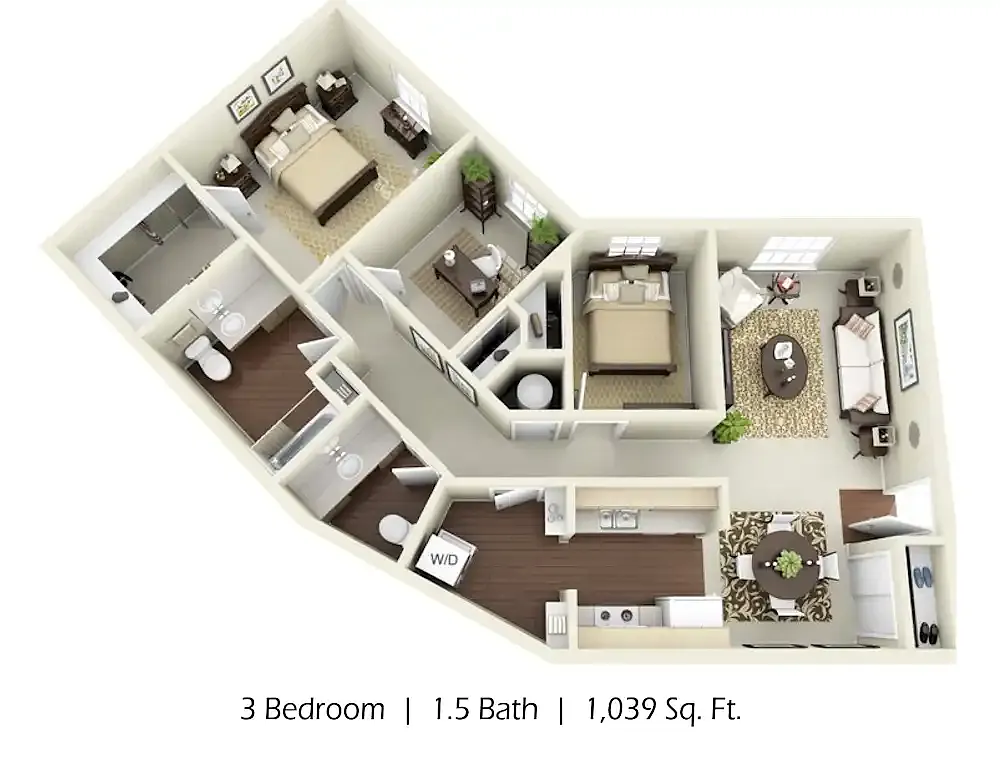 Floor plan 3B
