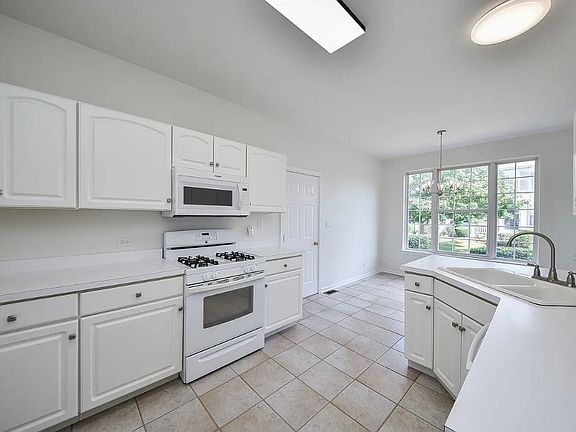 Open white kitchen