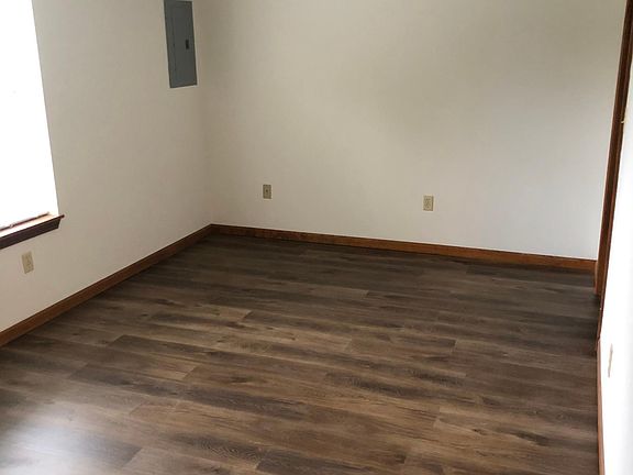 Master bedroom with attached bath.