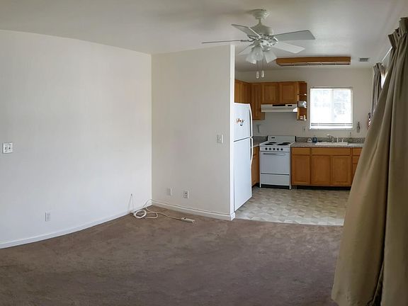 Living room and kitchen