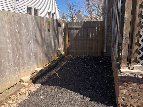 Backyard dog area