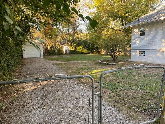 Side and back yard