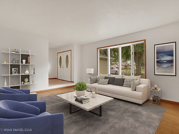 Virtually staged.  See what it will look like with furniture.