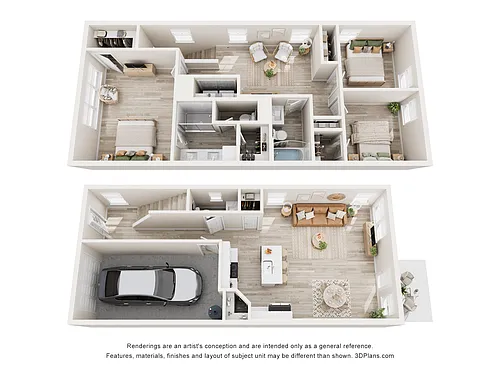 Floor plan Laurel Oak