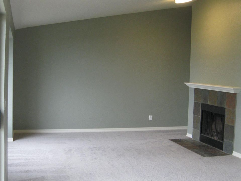 Wood burning fireplace, vaulted ceilings.