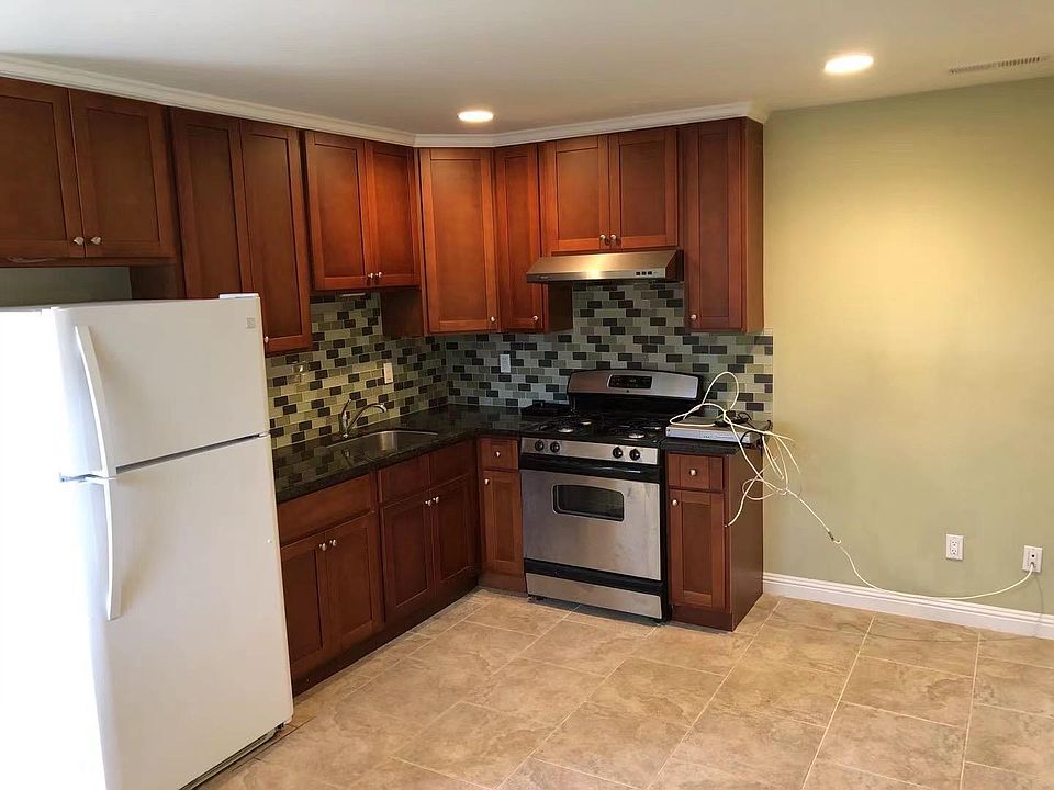 Kitchen with gas stove