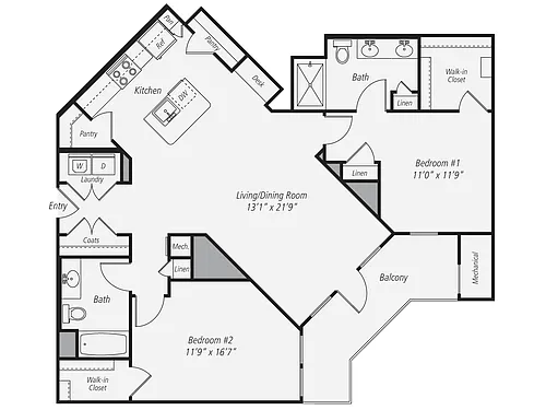 Floor plan B6