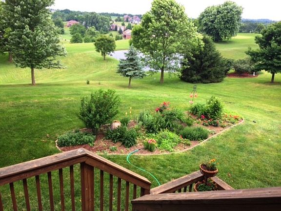 View from back stairs