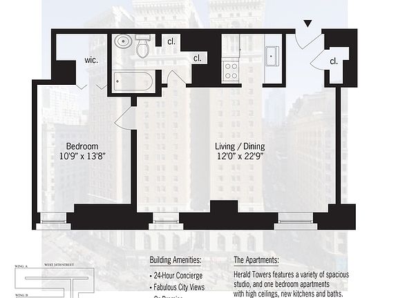 2nd image of 50 W 34th St APT 10C8
