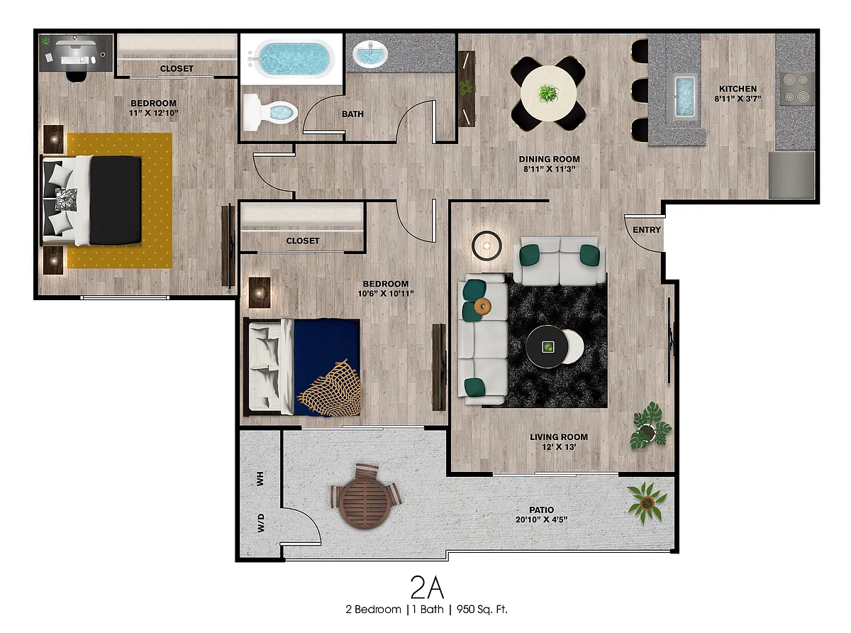 Floor plan 2A