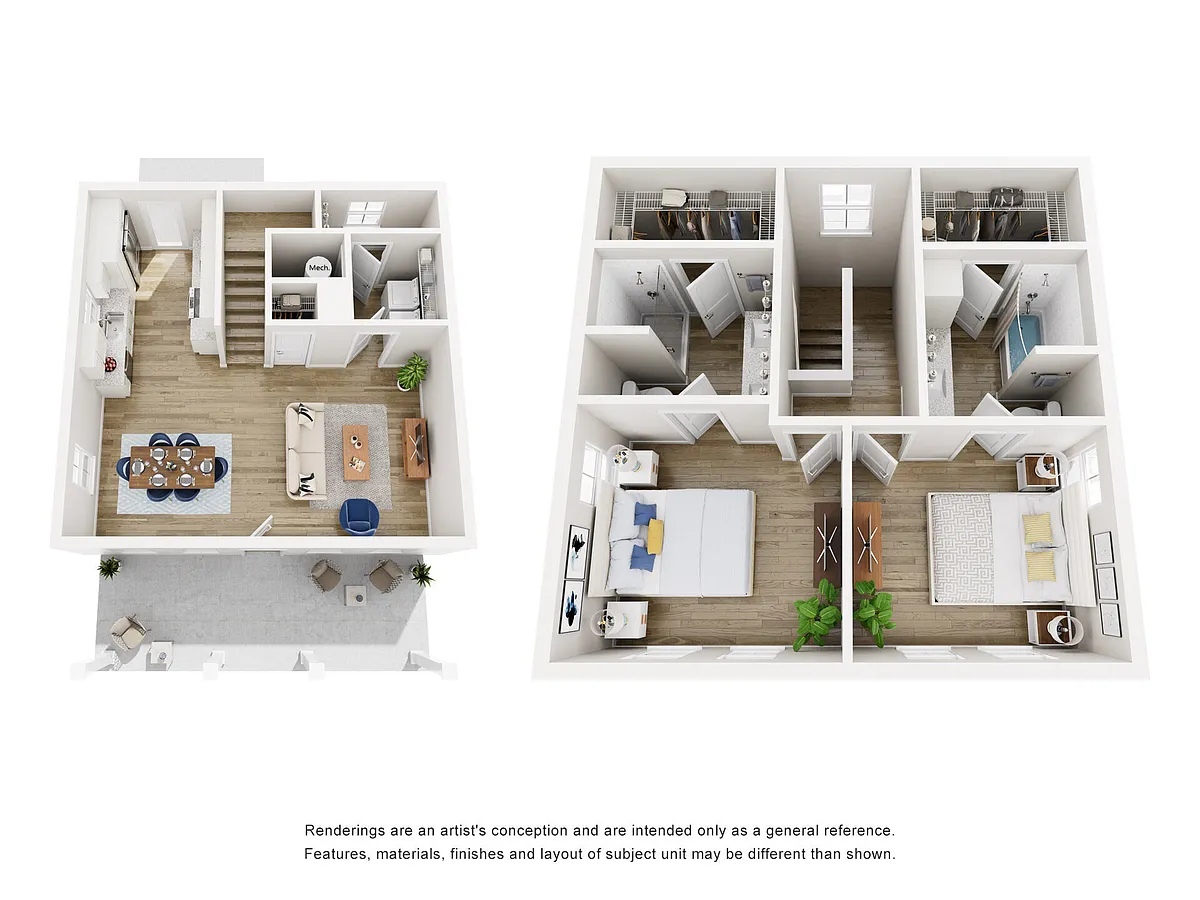 Floor plan Cottage B3