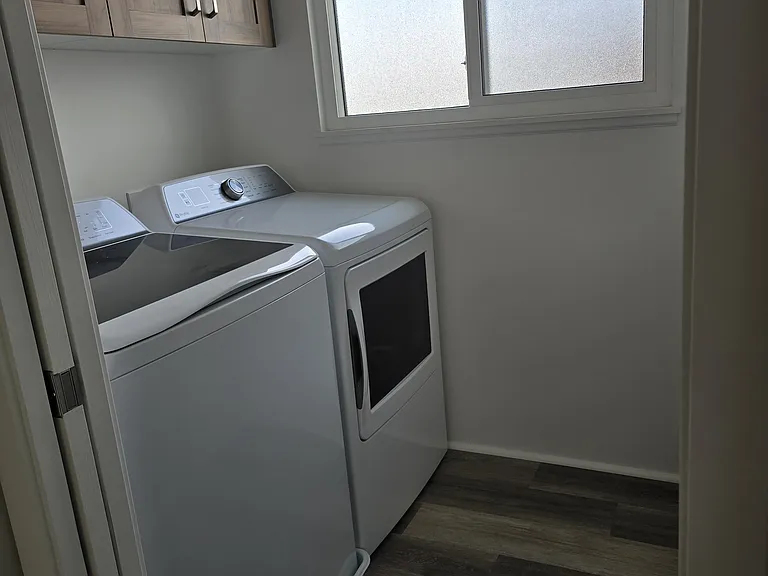 upstairs laundry room