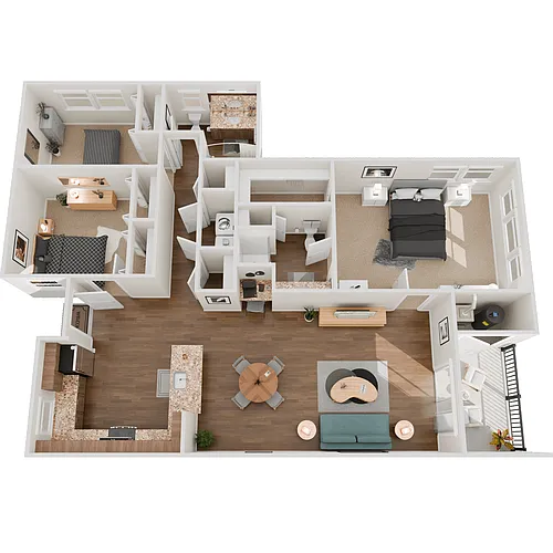 Floor plan 3 BED VILLA