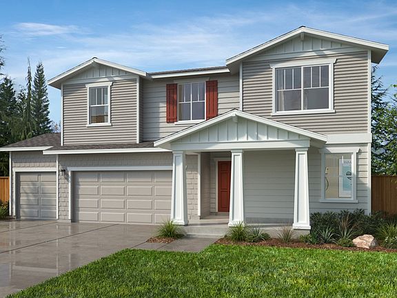 Exterior B with optional 3-car garage