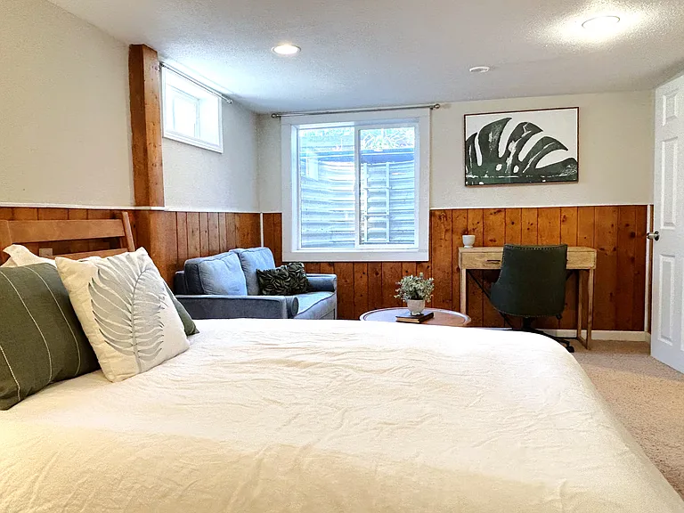 Garden level Bedroom