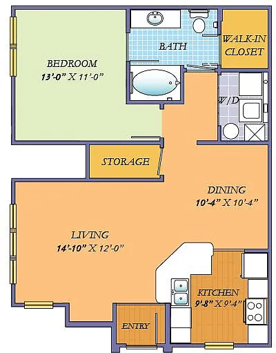 Floor plan Dovecote