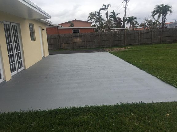 Concrete Deck and LargeBackyard Patio