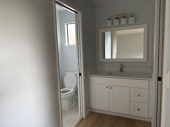 Primary bathroom and vanity