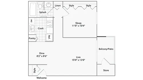 Floor plan Isthmus