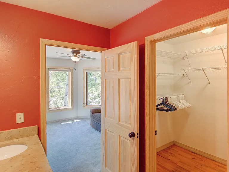 Master walk-in closet