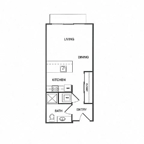 Floor plan Studio C