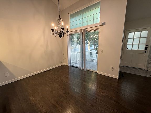 Patio entry front the dining room