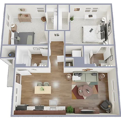 Floor plan 2 Bedroom