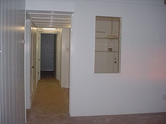 Long hallway to lots of space
