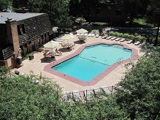 Pool with clubhouse